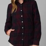 prAna  Porter Park Corduroy Flannel Nautical Shacket Medium Photo 0