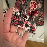 Lane Bryant Gathered Ruffle V Neck Popover Shirt Red Multi Floral Size 22/24 3X Photo 3