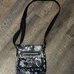 Sakroots  Artist Circle Small Messenger‎ crossbody Bag- PEACE- Black/white Photo 0