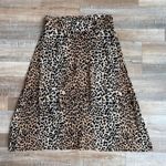 Faithfull Valois Brown Leopard Print Midi Wrap Skirt Size M Size M Photo 2