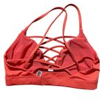 Victoria Sport‎ Lace Up Sports Bra Coral Women's Size XS Red Photo 1