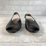 Madewell  Shoes Womens‎ Size 7 Leather Slingback Peep Toe Sandals Flats Comfort Photo 5