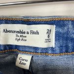 Abercrombie & Fitch The Mom Curve Love Straight Jeans Size 28 Photo 4