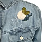 Star Wars Box Lunch blue denim long sleeve button down shirt women's size XS Photo 5