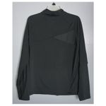 Reebok Black Zip Up Athletic Sporty Stretch Knit Jacket Zip Side Pockets XL Photo 1