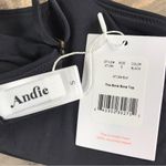 ANDIE Swim Top Women Sz S Black Bora Bora Convertible Retro Feminity Grunge NWT Photo 4