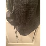 Wild Fable  Womens Black Leopard Satin Sleeveless with Ruched Bodycon Dress Sz XL Photo 9