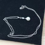 Macy's 925 Silver 18” Pearl Necklace Photo 0