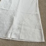 Aritzia Wilfred Only Satin Cowlneck Slip Midi Dress Light Birch XS Extra Small White Photo 4