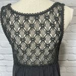 Free People  black fiesta crochet top dress Photo 4