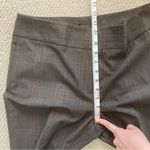 Antonio Melani Suit Pants Straight Leg Brown Size 8 Business Slacks FLAW GUC Photo 4