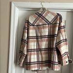 ZARA  Plaid Women's Jacket in Pink and Cream Photo 6