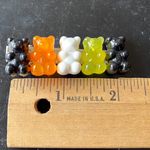 StarrSky&Brunch 4pairs Gummy Bear Hair Clip Set Photo 1