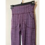 Lululemon Skinny Will Pant *Textured Ziggy Wee September Plum Sz 4 Purple Photo 1