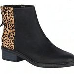 Sperry  Women's Maya Belle Leopard Print Chelsea Leather Boots Sz 9 Photo 0