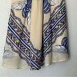 Anthropologie  Leifnotes Blue/Cream Bombay Bumble Bee Dress Size 0 Photo 4