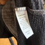 Michael Stars sz One Size Black & Gray Sweater Photo 4