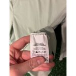 Nike Seafoam Green Ribbed Quarter Sleeve Mockneck Top Sz Medium Photo 4