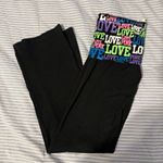 Victoria's Secret Y2K PINK  Foldable Waist Flare Yoga Pants Photo 2