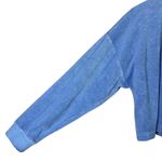 Juicy Couture  Black Label Cropped Terry Hoodie Blue Size L Photo 2