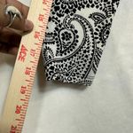 Charter Club  Petite Small Whimsy Paisley Dramatic Top 3/4 Funky V-Neck Oversized Photo 9