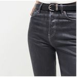 Reformation NEW-NWT  Cynthia High Rise Straight Long Jeans Glossy Black Size 23 Photo 1