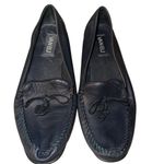 Vaneli Women's Navy Blue Leather Moccasin Loafers Size 8.5 S Narrow Casual Photo 1