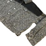 HYFVE Cowgirl Leopard Crop Denim Jacket Photo 4