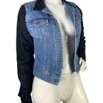 J Brand  Coat Bowie Color block Denim Jacket S Photo 1