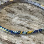 Anthropologie  Vibrant Yellow and Blue Headband Photo 3