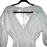 MISA Los Angeles NEW NWT Seven Lace Eyelet Mini Dress In White Photo 5