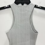 Madewell The Signature Shimmer Knit Cutaway Sweater Tank Ribbed Gray XXS NWT Photo 11