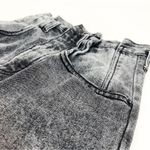 Free People Splendor in the Grass Paperbag Waist Denim Skirt in Grey | Size 25 Photo 2