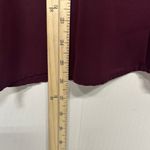 Soho  Deep Burgundy Ruffle Sleeve Blouse Photo 6
