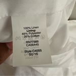 J.Crew  White Midi Dress with Black Accents Size 0 Photo 3