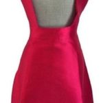 Kate Spade  Backless Mini Dress In Full Bloom Sweetheart Pink Cap Sleeve Size 4 Photo 1