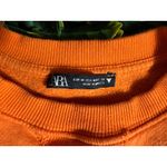 ZARA  Orange Luxury & Fitness Crewneck Size Medium Photo 4