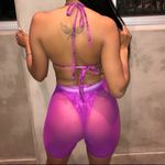 NWT yellow mesh neon women's S… Yellow Size L Photo 2