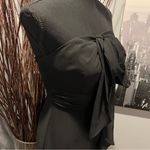 White House | Black Market 🌺BLACK HOUSE WHITE MARKET STRAPLESS BLACK COCKTAIL DRESS WITH BOW SIZE 4🌺 Photo 1
