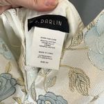 B Darlin  Women's Metallic Floral Jacquard‎ Fit & Flare Dress Size 3/4 Photo 3