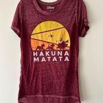 Disney  Lion King Hakuna Matata Tissue Tee High Low Shirt Size S Photo 0