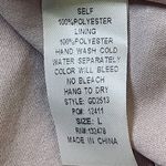 Glam Boho Ruffled Ballon Long Sleeve Mini Dress Blush Pink Size Large Photo 10