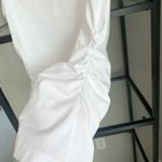 Madewell Side Cinch Boatneck Tank White Size XS Photo 2