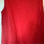Red Sleeveless Dress with Polka Dot Detail Sleeveless Photo 11