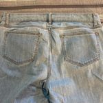 Eileen Fisher  Denim Cropped Pants Organic Cotton Blend Size 8 EUC #1456 Photo 4