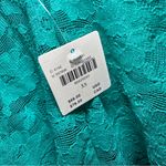 Anthropologie NWT  Green Lace Bodysuit XS‎ Photo 3