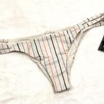 NWT Tavik Vine Cutout Swim Bottom in Horizon Stripe Tapioca Photo 1
