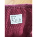 Vans Shoes Womens Size 6.5 Burgundy Canvas Low Top Skate Sneakers Casual Photo 8