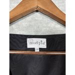 Mud Pie  Women’s Shirt Swimsuit Cover‎ Up Sz S/M Black Pom Pom Detail Boho Beach Photo 1