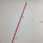 Long Triple Strand Silver Tone Beach Theme Necklace Photo 6